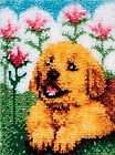 Flower Pup Dog Latch Hook Rug Kit 15 x 20 Caron NEW