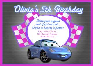 Cars Invitation for Birthday Party  