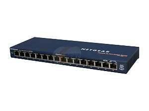   GS116 10/100/1000Mbps Gigabit Desktop Switch with Jumbo Frame Support
