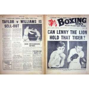  BOXING 1963 LION WILLIAMS TAYLOR DAVIS KIDD WATSON KID 