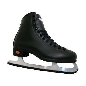  Riedell 10 RS Boys Black Figure Ice Skates with GR4 Blades 