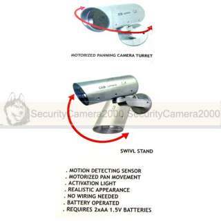 Intelligent Fake CCTV Camera Waterproof IP65 with Motion Sensor