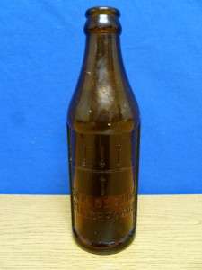 Vintage Amber Certo Glass Pectin Bottle A66  
