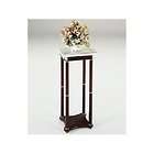 square white marble plant telephon e stand 