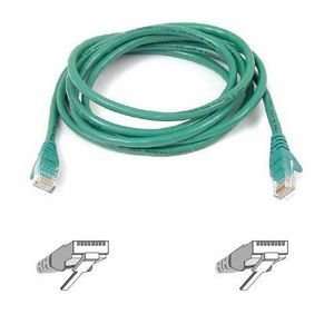  Belkin Cat5e Patch Cable. 14FT CAT5E GREEN PATCH CORD ROHS 