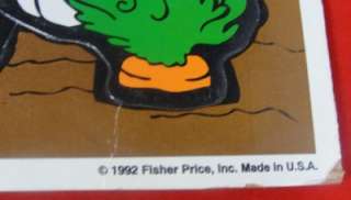 Vintage (early 1990s) Fisher Price Frame Tray Puzzle 12 pieces Easter 