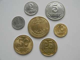 World Foreign Coins UKRAINE Lot of 7 coins UNC (BU)  