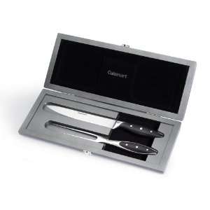  Cuisinart 2 Piece Carving Knife Set in Wood Presentation 