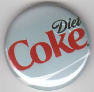 Diet Coke 1 Round Fridge Magnet Brand New Made In The USA 116A 