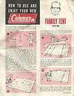 1967 Coleman Lantern Cooler Company Family Tent 8474 7