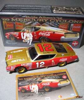 Bobby Allison VINTAGE NASCAR 1969 Mercury Cyclone 124 diecast race 