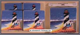 Nautical LIGHTHOUSE Burner Covers Square Gas NEW Sea  