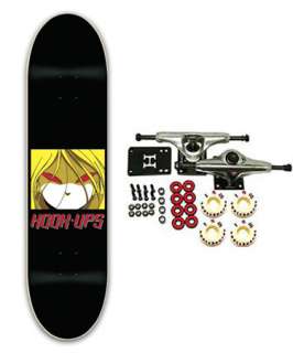 HOOK UPS Skateboards RED EYES 7.75 Complete Skateboard  