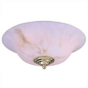 Elegance Formed Alabaster Ceiling Fan Light Kit