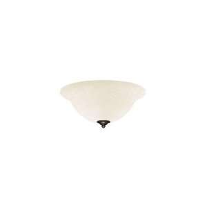   Emerson LK77 White Linen Ceiling Fan Light Fixture