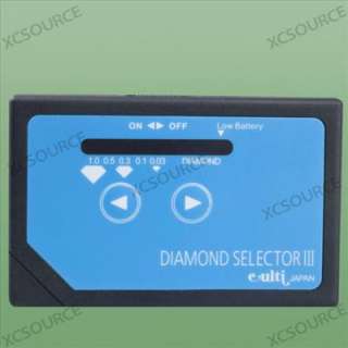 Diamond Tester Selector III Gemstone Gems Jwewlry Audio LED w/ Battery 