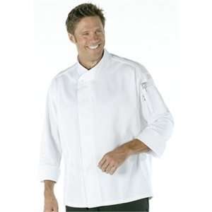 Chef Works PCDF WHT Tours Cool Vent Executive Chef Coat, White, Size 