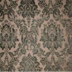  54 Wide Chenille Fabric Antique Olive/Khaki By The Yard 