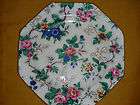 VINTAGE CROWN DUCALE WARE CHINTZ ASCOT PATTERN 8IN PLATE(#27)