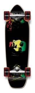 Bob Marley 3 Complete Longboard Mini Cruiser skateboard  
