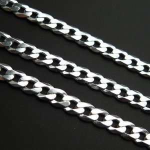  Sterling Silver Bulk Chain   7mm Chunky Twisted Cable Oval 