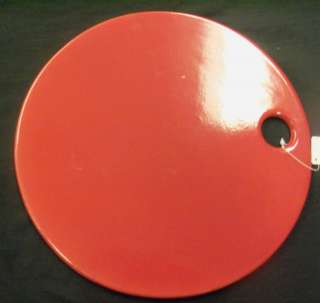 12 TAG Red Round Circle Cutting Board   NEW  