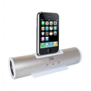  Tube Speaker for Iphone/ipod/ipad Silver Cell Phones & Accessories