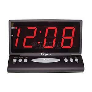  Elgin 2.5 Led Red Display Alarm Clock