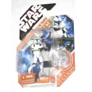   Clone Trooper Officer Green Hasbro Collector Collectible Action Figure
