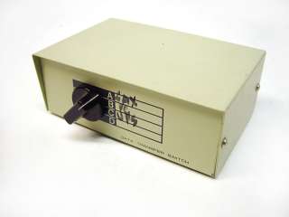 Manual Data Transfer Switch Box Rotary 4 Position 4 Port A/B/C/D 