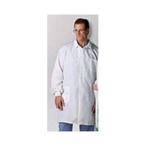 Coat, Lab, Resistat, Mens, White, 2xl, Ea  Industrial 