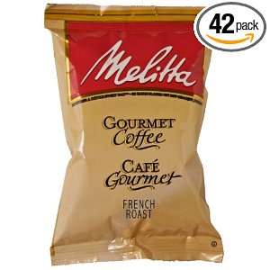 Melitta Gourmet Coffee French Roast Ground Coffee, 2.5 Ounce Pouches 