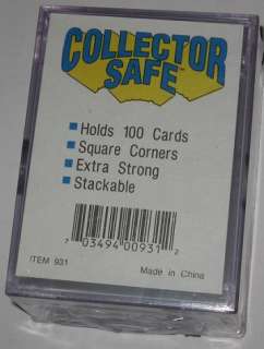 Lot/ 18 Collector Safe 100 ct 2 piece Slider Card Boxes  