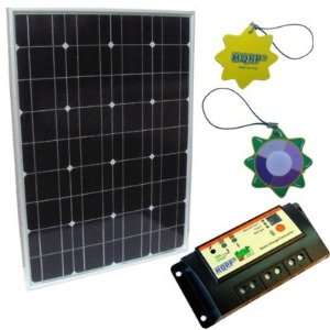  50W Solar Kit 50 Watt Monocrystalline Panel, HQRP Solar 10A Charge 