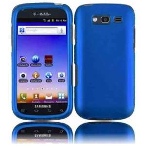 VMG Samsung Blaze 4G Hard Case Cover 3 ITEM Combo   COOL METALLIC BLUE 