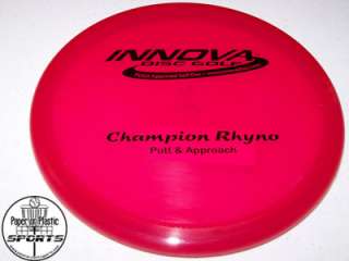 Innova Champion RHYNO Disc Golf 175 G Putter Bright Maroon BRAND NEW 
