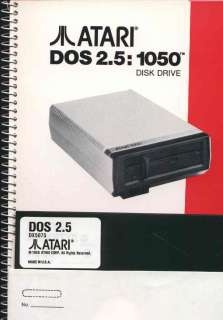 DOS 2.5 New Disk and Manual 1050/800/XL/XE Atari New  