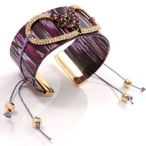  Splash Of Purple Plastic Costume Bangle Jewelry