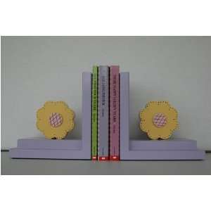  One World   Purple Flower Bookends Baby