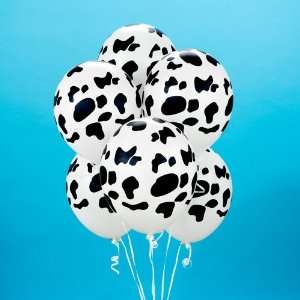  Cow Print Balloons (6) Party Supplies Toys & Games