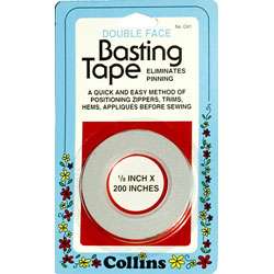 Double sided tape eliminates pinning for quick and easy positioning of 