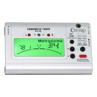 Cecilio AT 10 Chromatic / Strings Tuner with Metronome  
