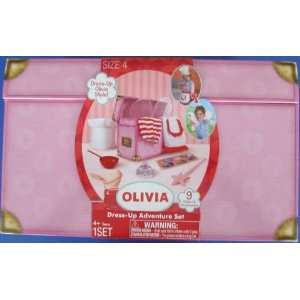 Olivia The Pink Pig Dress Up Adventure Set 9 Piece Fairy Wings Wand 