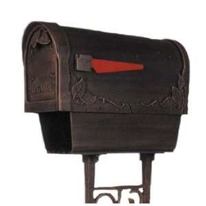   Products scf 2003 Floral Curbside Mailbox w/Paper Tube Finish Copper