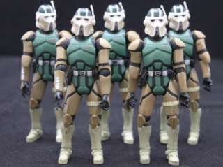   LOT 5 PCS STAR WARS ROTS AT RT DRIVER ACTION FIGURE THE CLONE WARS S11