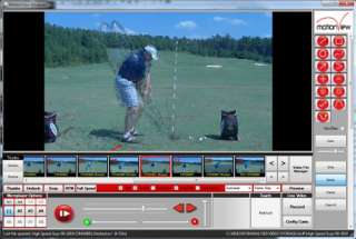Golf Swing Video Analysis Software DUAL CAMERA CAPTURE  