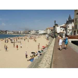 The Beach at St. Jean De Luz, Basque Country, Pyrenees Atlantiques 