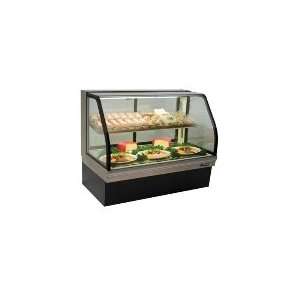   50 in Refrigerated Deli Merchandiser, Curved Glass, 115 V Appliances