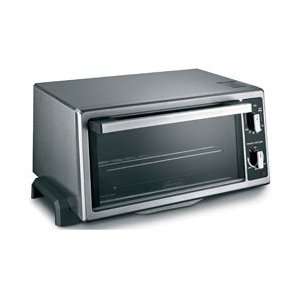  DeLonghi EO420 4 Slice Toaster Oven, Brushed Stainless Steel 
