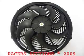 NEW 14 PRO SERIES ELECTRIC RADIATOR FAN CURVED BLADE  